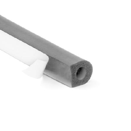 FlexSeals Rubber D Shaped Seal 25ft Length- 0.625”...