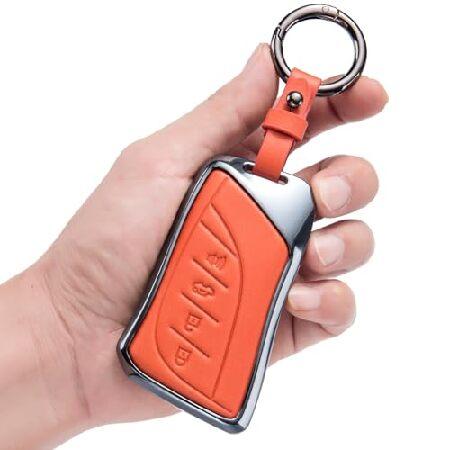 レクサスキーフォブカバー アルミレザーキーケース Lexus UX200 UX250h LS500 ...