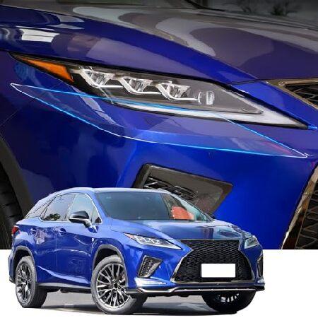 LUNQIN 車用ヘッドライト保護フィルム レクサスRX 2020 2021 2022 350 35...