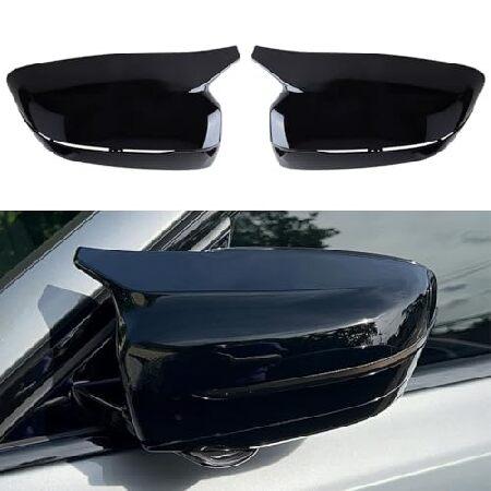 Arkdeffon リアビューサイドミラーカバー ドアサイドミラーカバーキャップ 2個セット BMW...