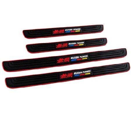 W-POWER Door Sill Plate Protectors for Car - Unive...