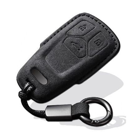 XMZAIMY for Alcantara Key Case Cover，for Audi Key ...