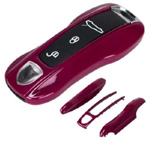 AeroBon 3ピース ペイントキーフォブカバー ポルシェキーカバー キーシェル(MK2, ルビースターネオレッド) 並行輸入品｜import-express-net