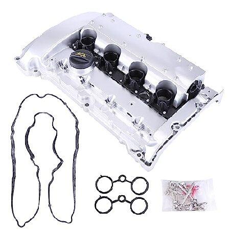 POTSCP 11127646555 Aluminum Engine Valve Cover wit...