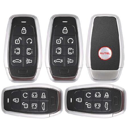 Autel MaxiIM IKEY IKEYAT7TPRS プログラム可能なスマートキー 5個 ユニ...