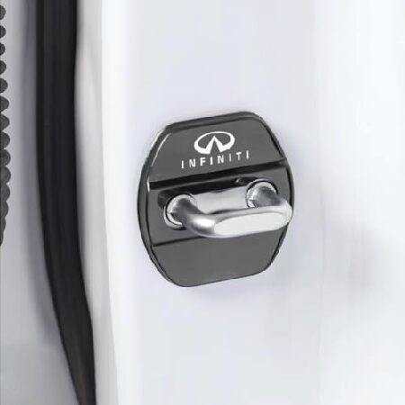 GODTERA Stainless Steel Car Door Lock Protector La...