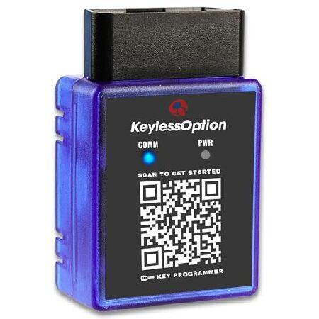 KeylessOption OBD カーキーフォブプログラマー DIYプラグ＆ペア アプリ キーレス...