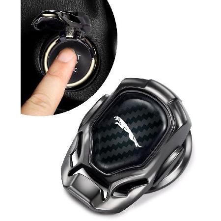 メタルカーエンジンボタンカバー、プッシュスタート/ストップボタンカバー、車のイグニッションボタンカバ...