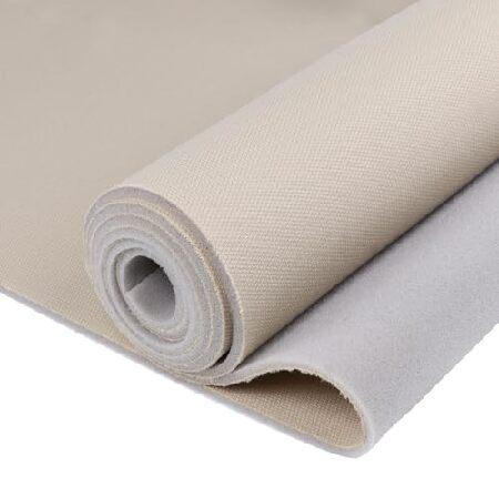 ヘッドライナー生地 1/9インチ (3mm) フォームバッキング素材 幅60インチ × 長さ55イン...