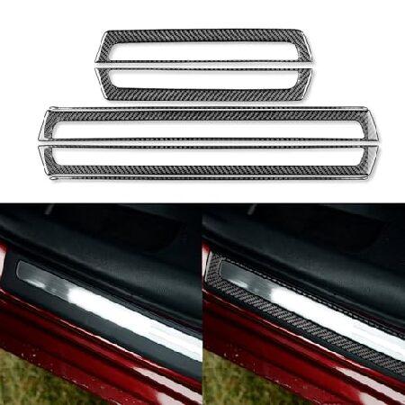 PJFUS Car Door Sill Plate Panel Door Pedal Decorat...