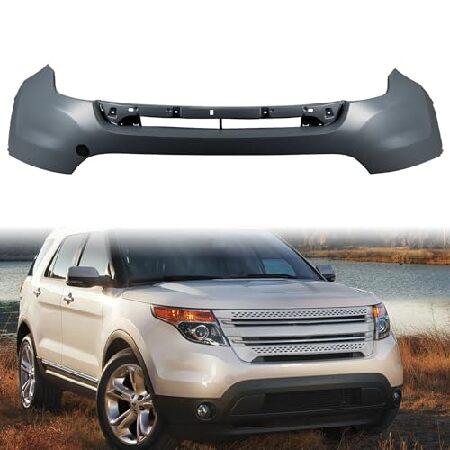 Peforway Front Upper Bumper Cover w/o Park Assist ...