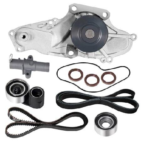 Timing Belt Kit with Water Pump Compatible with 20...