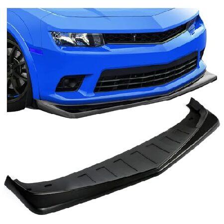 KUAFU フロントバンパーリップ 2014-2015 シボレー シボレー カマロ アンダーチンスポ...