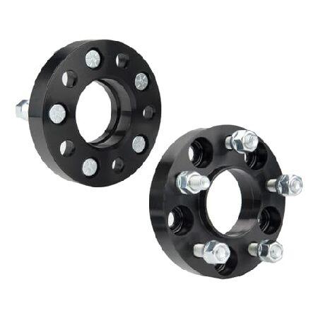 KAX 5x4.5 Wheel Spacers,1&quot; Hub Centric Wheel Space...