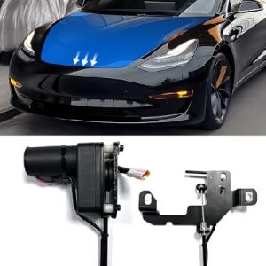 パワーフランクソフトクロージングテスラモデル3フロントトランクオートクローズ電気吸引蓋ロックフロントスペアボックスフードラッチ2021-2024ハイ 並行輸入品｜import-express-net