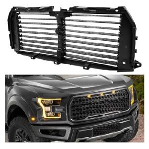 HECASA Radiator Shutter Compatible with 2015 2016 2017 Ford F-150 Radiator Core Support Grille Air Intake Shutter Control Assembly Replacem 輸入品