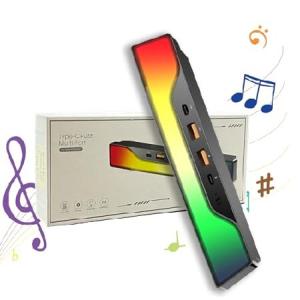 Blocroche USB ハブ Teslaモデル3/Y用:格納式ケーブル、LEDライト/音声制御 - テスラ車の所有者への理想的なギフト 並行輸入品｜import-express-net