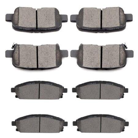 SCITOO D865 D855 Front Rear Brake Pads Sets Fit Fo...