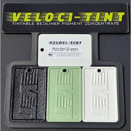 Veloci-Tint ラプターライナー 着色可能 ベッドライナー 顔料濃縮液 2オンス ポーチ 1...