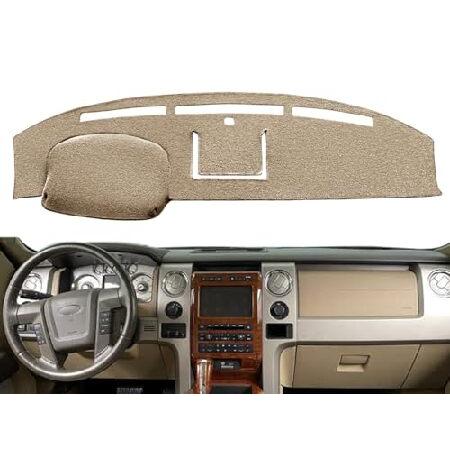 Yiz ダッシュボードカバー ダッシュカバーマット フィット フォード F150 ラプター 2009...