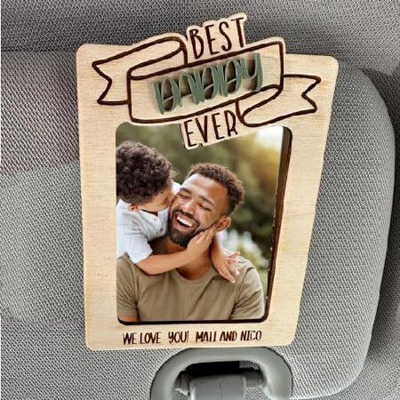 Personalized Photo Car Visor Clip, Father&apos;s Day Fr...
