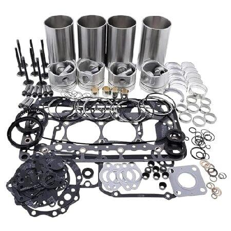 FridayParts オーバーホールリビルドキット クボタ V2203 エンジン L4300 L4...