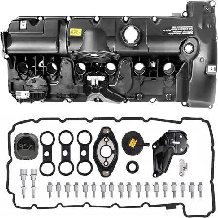 QPCRAP Engine Valve Cover w/Gasket ＆ Bolts For BMW...