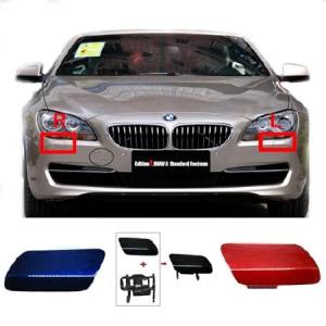 Trimla ヘッドライトウォッシャーカバー 11-18 BMW 6シリーズ F06 F12 F13用 640i 640ix 650i 650ix Alpina B6 2011 2012 2013 2014 2015 2016 2017  並行輸入品｜import-express-net