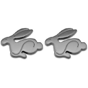 3D ランニング ラビット バニー エンブレム 車 リア トランクバッジ ジェッタゴルフ GTI ポロ カーアクセサリー 2個 並行輸入品｜import-express-net