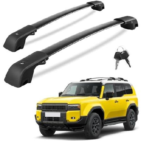 KINGGERI Lockable 220LBS Roof Rack Cross Bars Comp...