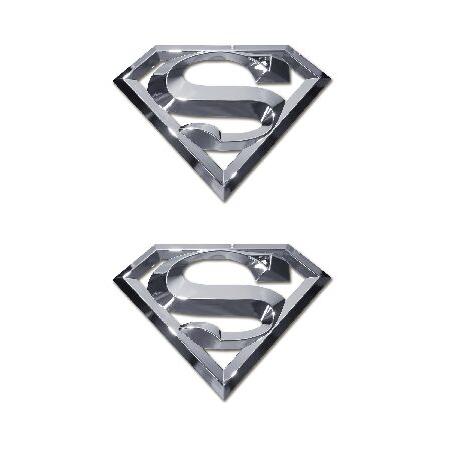 Elektroplate   ミニDCコミックススーパーマン OEMクロームエンブレム オートバイ/...