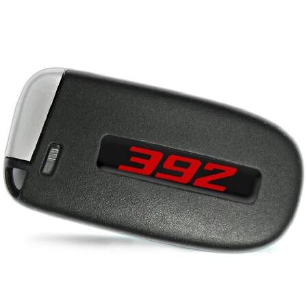 2PCS Key Fob Badges Compatible with Challenger Cha...