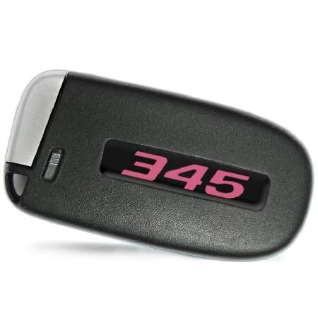 2PCS Key Fob Badges Compatible with Challenger Cha...