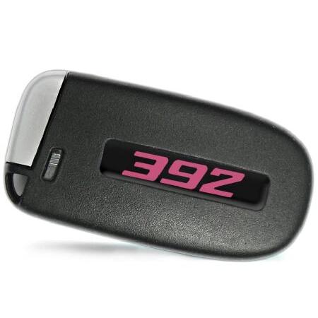 2PCS Key Fob Badges Compatible with Challenger Cha...