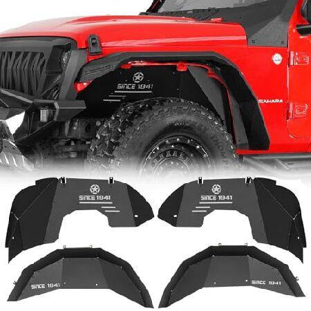 Hooke Road アルミニウム フロント＆リア インナーフェンダーライナーセット 2018-20...