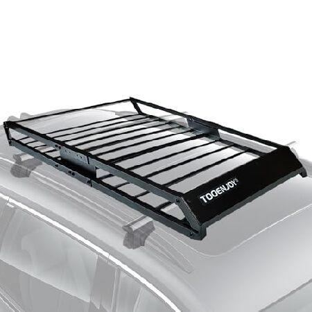 TOOENJOY Roof Rack Cargo Basket, 59 x 35.4 x 4.7 I...