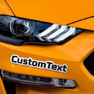 DIZZY New Car Emblem Badges Personalized - Acrylic Custom Text and Number Car Emblem with Adhensive Tape, Text Number, 3D Letter Automotive 並行輸入品｜import-express-net