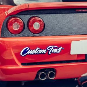 DIZZY New Car Emblem Badges Personalized - Acrylic Custom Text and Number Car Emblem with Adhensive Tape, Text Number, 3D Letter Automotive 並行輸入品｜import-express-net
