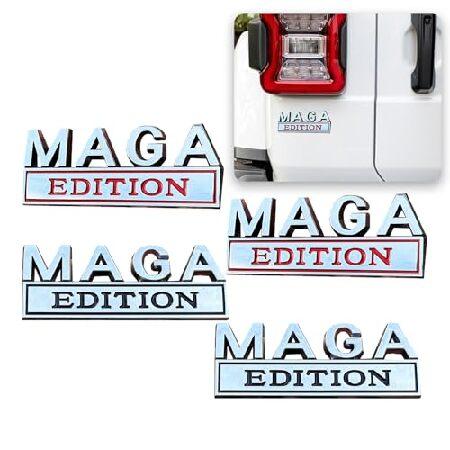 4 Packs MAGA Edition Emblem,MAGA Edition Car Emble...