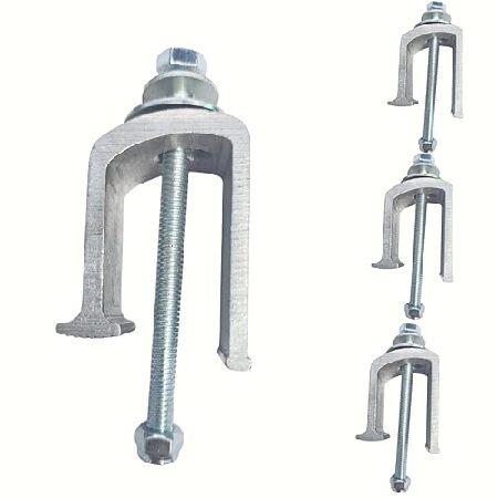 高強度アルミニウム(4個パック) 簡単取り付け - トラックツールボックスクランプ - アルミニウム...