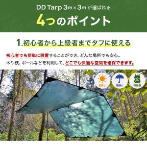 DDハンモック DDタープ 3m x 3m タ...の詳細画像3