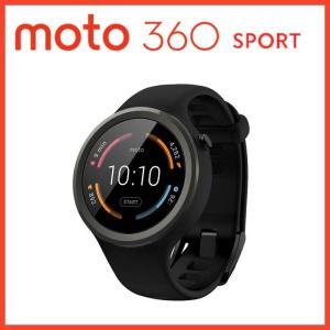 ★Moto 360 sport Smartwatchスマートウォッチ ブラック第２世代 Android Wear iOS対応 （輸入品）