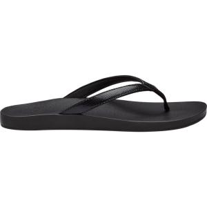 オルカイ (Olukai) レディース ビーチサンダル シューズ・靴 Puawe Flip Flop (Black/Black)｜import-garage