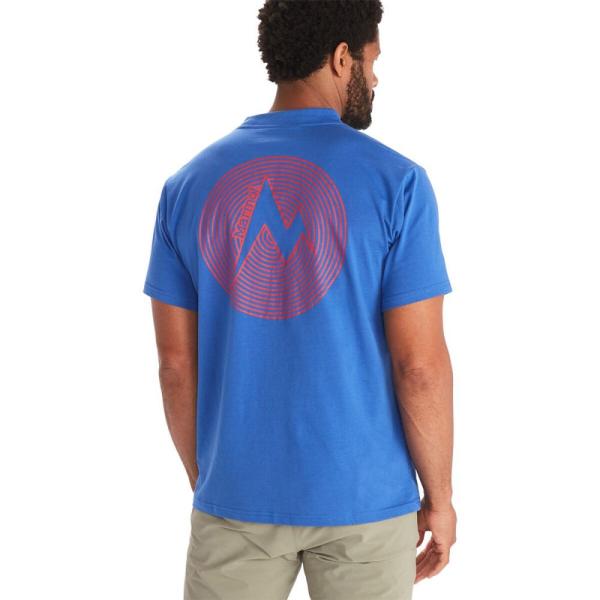 マーモット (Marmot) メンズ Tシャツ Dot T-Shirt (Trail Blue) ト...