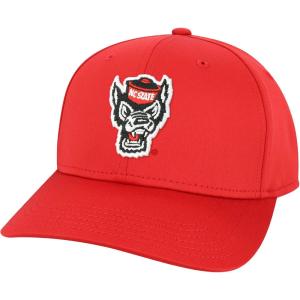 リーグレガシー (League-Legacy) メンズ キャップ 帽子 Nc State Wolfpack Red Cool Fit Stretch Hat｜import-garage