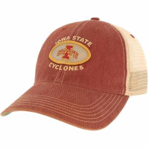 リーグレガシー (League-Legacy) メンズ キャップ 帽子 Iowa State Cyclones Cardinal Old Favorite Adjustable Trucker Hat｜import-garage