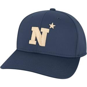 リーグレガシー (League-Legacy) メンズ キャップ 帽子 Navy Midshipmen Navy Cool Fit Stretch Hat｜import-garage