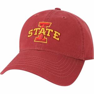 リーグレガシー (League-Legacy) メンズ キャップ 帽子 Iowa State Cyclones Cardinal Eza Adjustable Hat｜import-garage