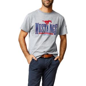 リーグレガシー (League-Legacy) メンズ Tシャツ トップス Southern Methodist Mustangs Ash All American T-Shirt｜import-garage