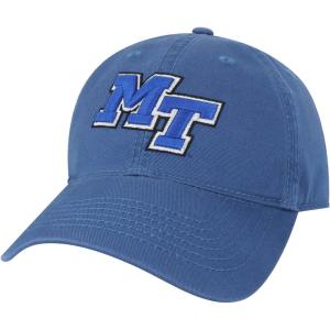 リーグレガシー (League-Legacy) メンズ キャップ 帽子 Middle Tennessee State Blue Raiders Blue Eza Adjustable Hat｜import-garage